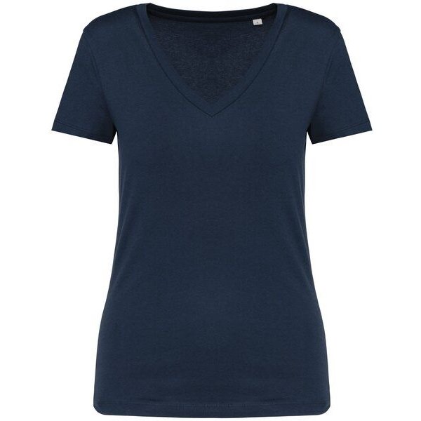 Greenspired Damen V-Neck T-Shirt aus Bio-Baumwolle 155g/m²