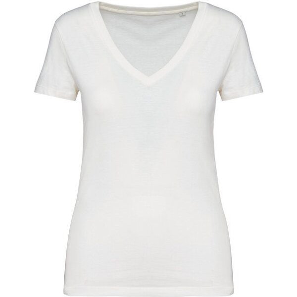 Greenspired Damen V-Neck T-Shirt aus Bio-Baumwolle 155g/m²
