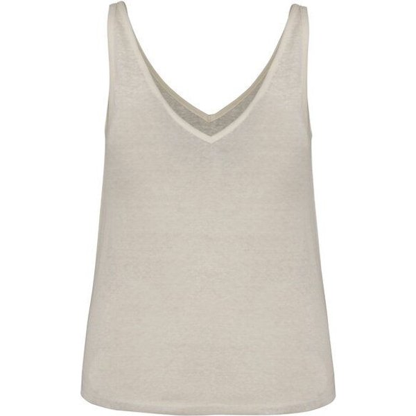 Greenspired Damen-Tanktop aus 100 % Leinen - 190g/m²