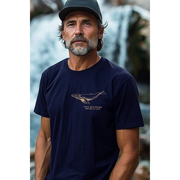 Kultgut Artdesign - Light Oversize Shirt / Water is Life