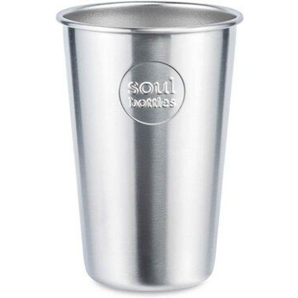 soulbottles Plastikfreier Trinkbecher aus Edelstahl • soulcups steel Utopia • 0,3 l und 0,4 l