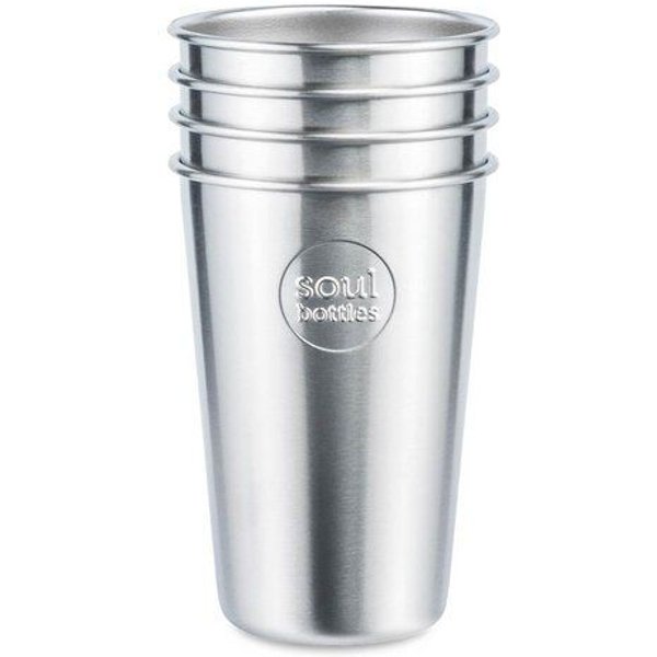 soulbottles Plastikfreier Trinkbecher aus Edelstahl • soulcups steel Utopia • 0,3 l und 0,4 l