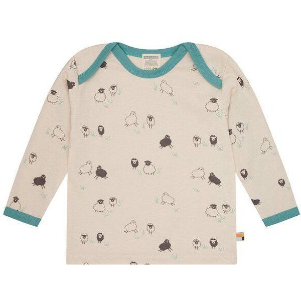 loud + proud Babys & Kinder Shirt langarm mit Druck, GOTS-zertifiziert