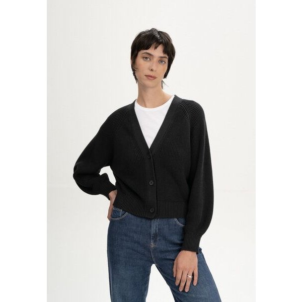 MELA Rippstrick Cardigan Style BHUMA aus 100% Bio-Baumwolle