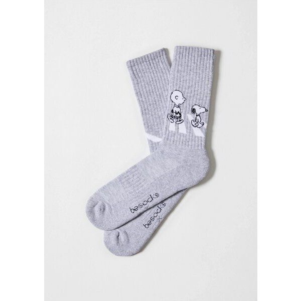 BeSocks Bio-Tennissocken - Snoopy Walk Street