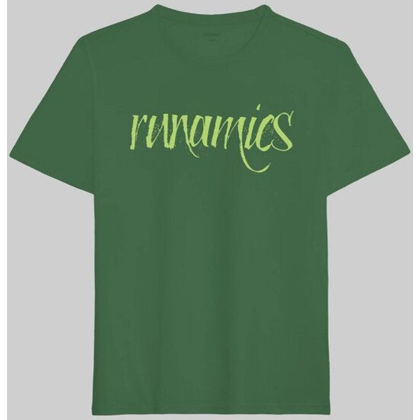 runamics Calligraphy T-Shirt, regenerative Baumwolle, unisex