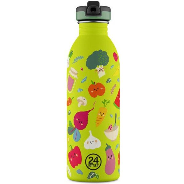 24bottles 0,5l Kids Edelstahl Trinkflasche mit Sportverschluss