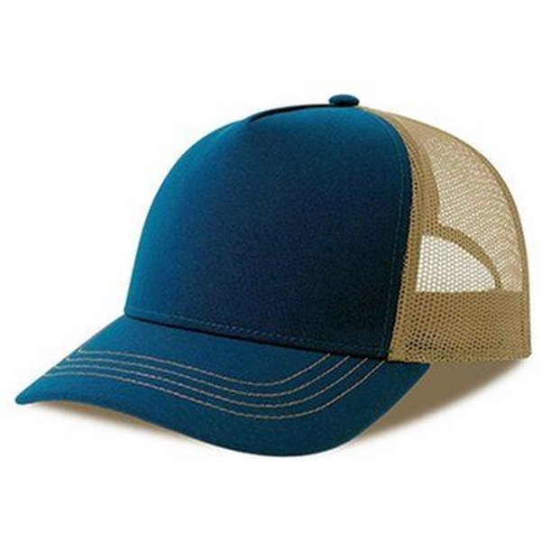 Atlantis Headwear Freizeit-Truckercap aus recyceltem Polyester-Segeltuch