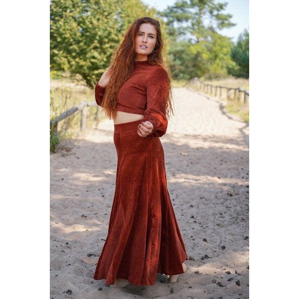 Vivien Joy Langer Cordrock mit Schwung - Marleen Rock