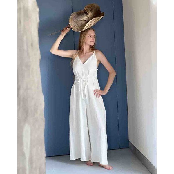 10 BODIES Jumpsuit Sommer-Overall aus 100% Tencel