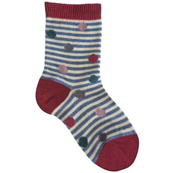 Leela Cotton Kinder Socken Gepunktet aus 98% Bio-Baumwolle 3324