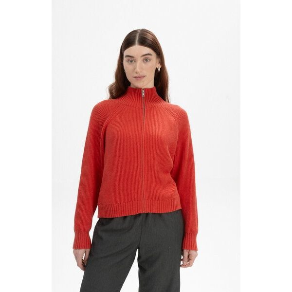 MELA Rippstrick Jacke Style KAMUKA aus 100% Bio-Baumwolle