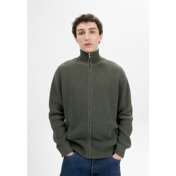 MELA Rippstrick Jacke Style TAKSH aus 100% Bio-Baumwolle