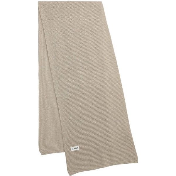 MELA Rippstrick Schal Style NAGNA aus 100% Bio-Baumwolle