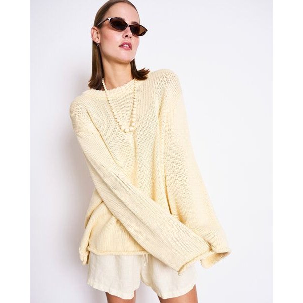 JAN N JUNE Strickpullover SONA aus Bio-Baumwolle GOTS