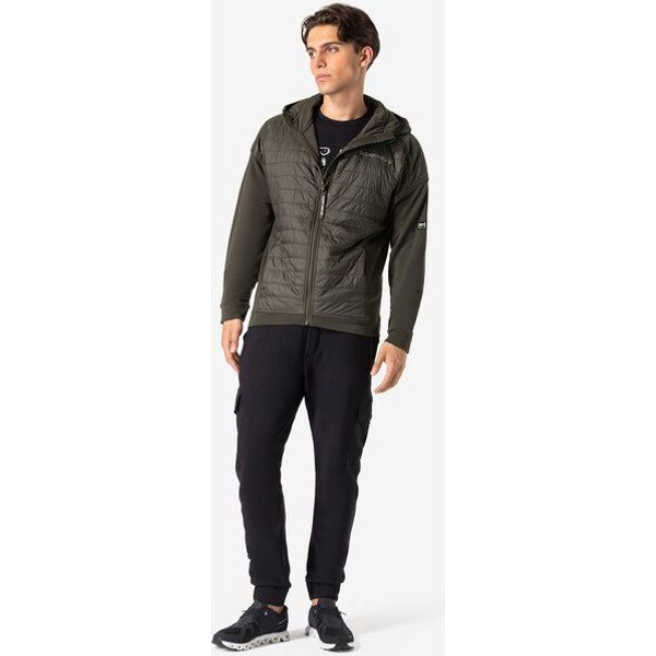 super.natural Sportjacke M WARM UP ALOOF JACKET Merino Jacke mit Primaloft Bio Softshell