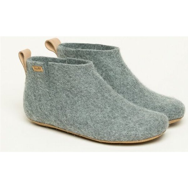 Magicfelt 743 Hüttenschuhe aus 100% Merino-Wolle - Hausschuh für Damen & Herren - Made in Tirol - Hochwertige & robuste Ledersohle
