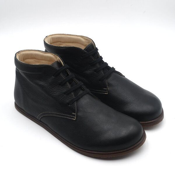 Pololo knöchelhoher Barfußschuh "Dublin", pflanzlich gegerbtes Leder