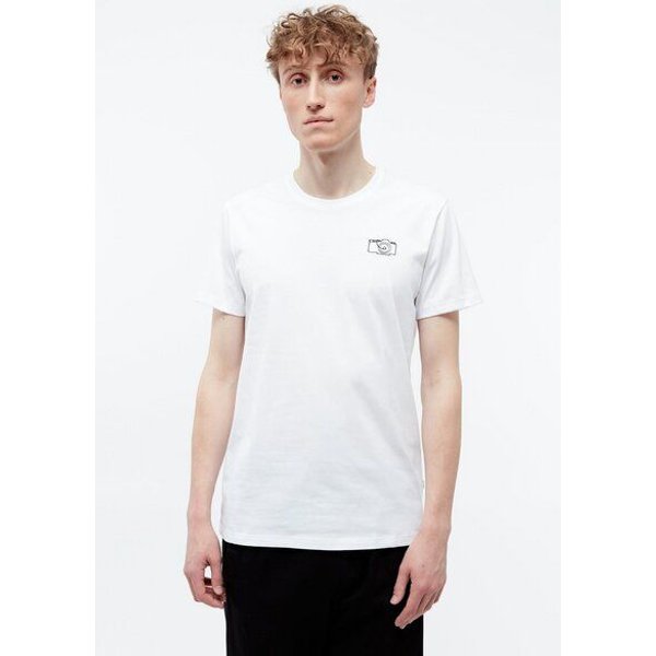 Givn Berlin T-Shirt GBCOLBY (CAMERA) aus Bio-Baumwolle mt Stickerei