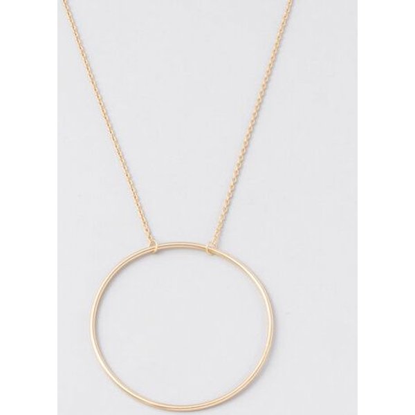 fejn jewelry Kette 'big circle' - mit großem Kreis