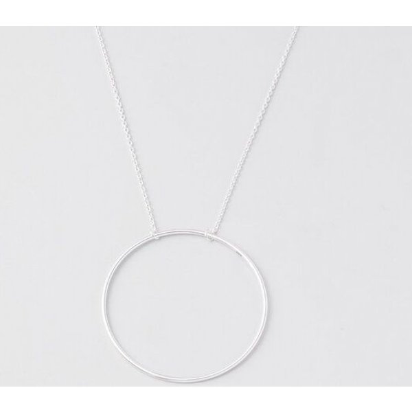 fejn jewelry Kette 'big circle' - mit großem Kreis