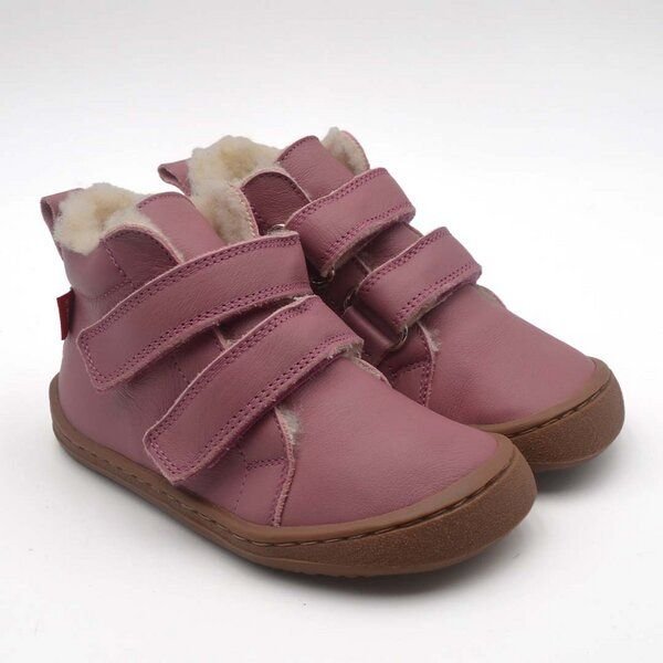 Pololo Barfuß Winterstiefel aus pflanzlich gegerbtem Leder, unisex, Gr. 22-34