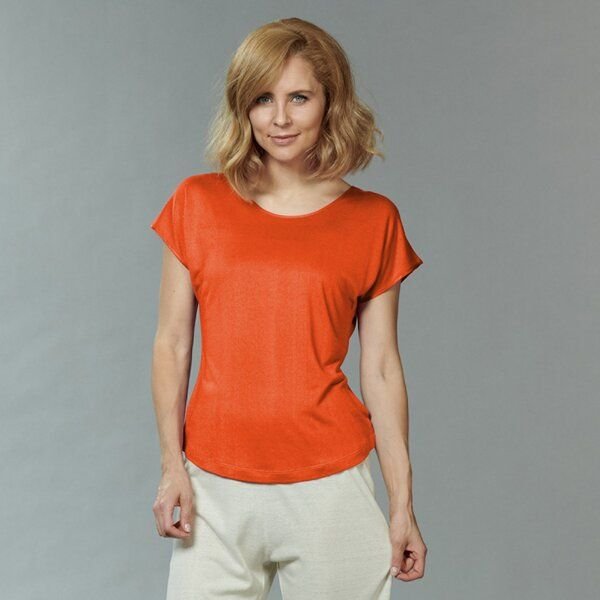 Kokon Zwo Basic Shirt mit überschnittenem Arm 43% Seide (peacesilk), 17% Leinen
