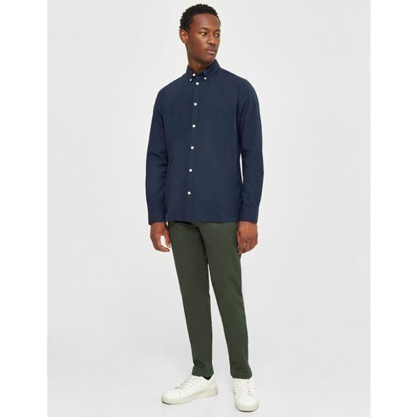 KnowledgeCotton Apparel Chinohose - LUCA Slim Fit chino pant - mit Bio-Baumwolle