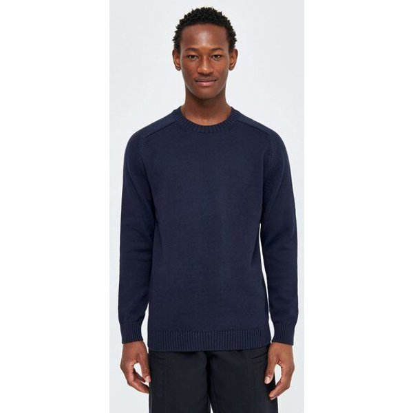 KnowledgeCotton Apparel Strickpullover CREW NECK aus Bio-Baumwolle