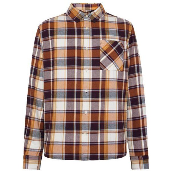 KnowledgeCotton Apparel Kariertes Hemd CHECKERED SHIRT Flanell aus Bio-Baumwolle