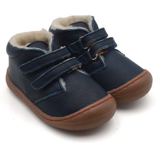 Pololo Lauflern-Winterschuh "Nino" mit weichem Wollfutter (Bio), Größen 20 - 27