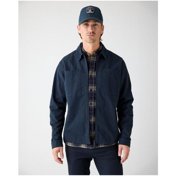 KnowledgeCotton Apparel Twill-Overshirt Hemdjacke aus Bio-Baumwolle GOTS/Vegan