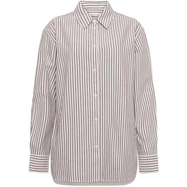 KnowledgeCotton Apparel Oxford Blusenhemd aus Bio-Baumwolle ROC/GOTS/Vegan