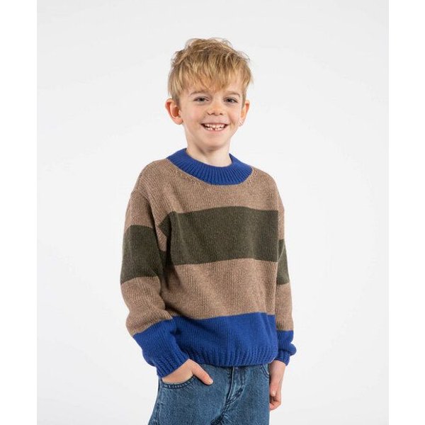 Matona Strickpullover für Kinder aus Baumwolle und Wolle / Easy Sweater