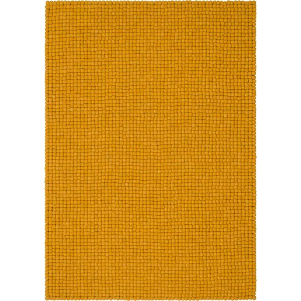 myfelt Filzkugelteppich rechteckig, 100% Schurwolle