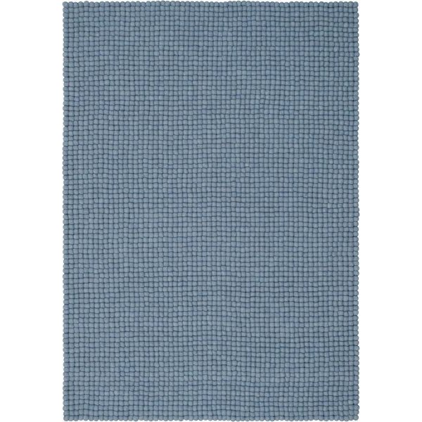myfelt Filzkugelteppich rechteckig, 100% Schurwolle