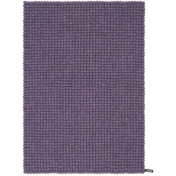 myfelt Filzkugelteppich rechteckig, 100% Schurwolle
