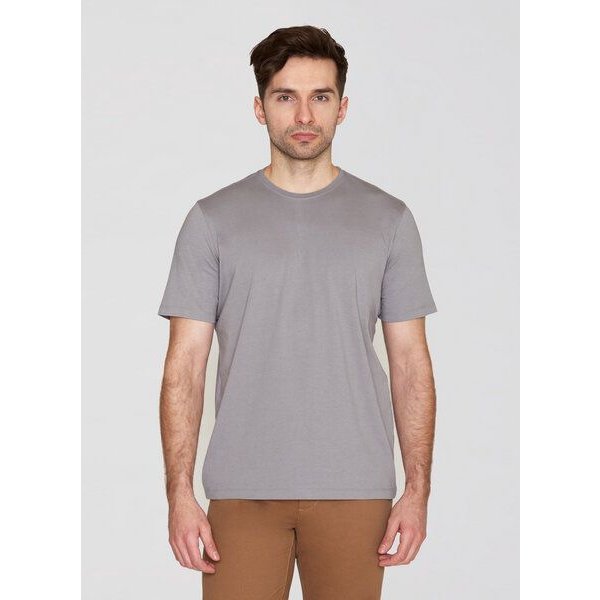 KnowledgeCotton Apparel Basic T-Shirt O-Neck aus Bio-Baumwolle