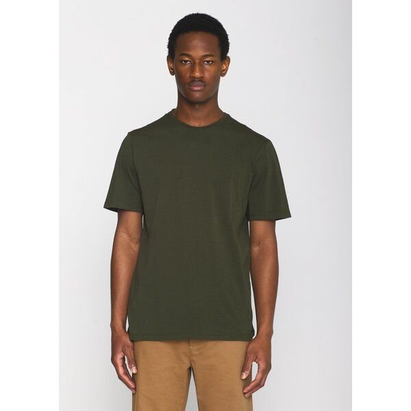 KnowledgeCotton Apparel Basic T-Shirt O-Neck aus Bio-Baumwolle