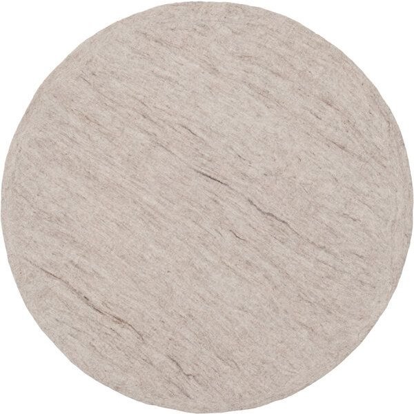 myfelt Filzteppich rund, 100% reiner Schurwolle