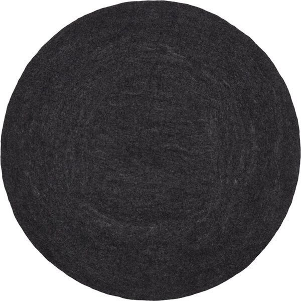 myfelt Filzteppich rund, 100% reiner Schurwolle