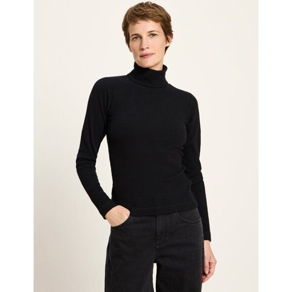 LANIUS Rollkragenshirt aus Bio-Baumwolle