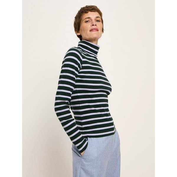 LANIUS Rollkragenshirt aus Bio-Baumwolle