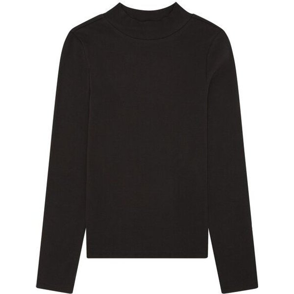 KnowledgeCotton Apparel Ripp-Longsleeve High Neck