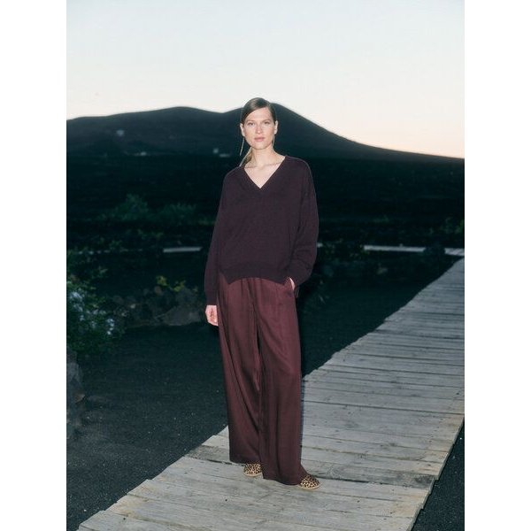 LANIUS Hose mit weitem Bein aus TENCEL