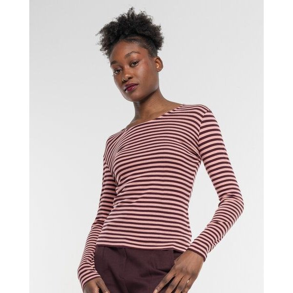 Alma & Lovis Geringeltes Longsleeve aus softer Bio-Baumwolle | Ringel Shirt