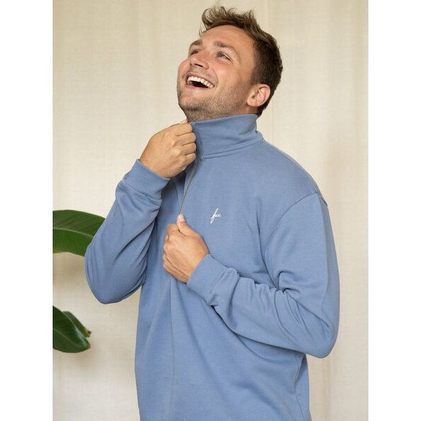 FUXBAU Männer fux Half Zip Sweater