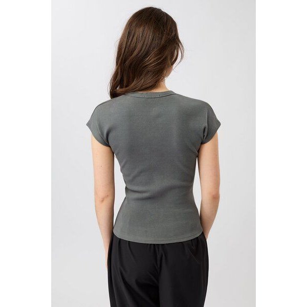 Mandala Slim Fit Ribbed Tee