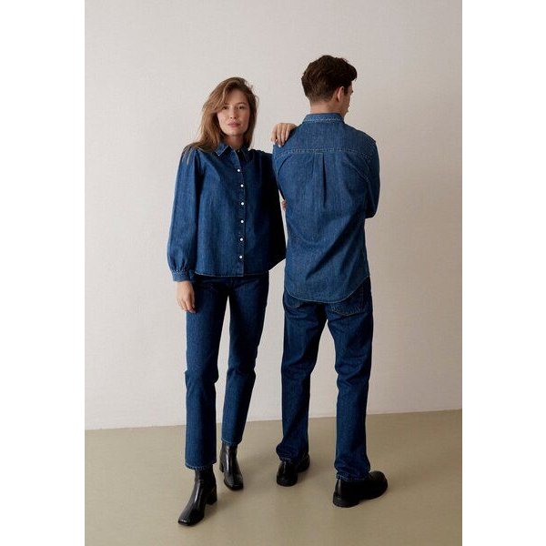 Givn Berlin Jeansbluse GBLYRA in elegantem Schnitt