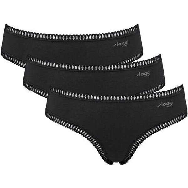 Sloggi 3er Pack GO Crush Hipster Slip Bio-Baumwolle